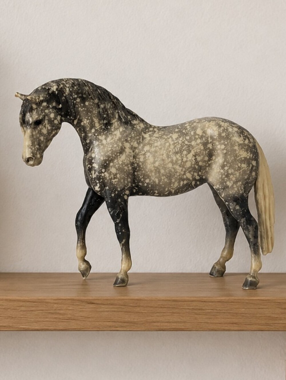 Breyer Foundation Stallion Azteca Gray Appaloosa Model Horse #10085